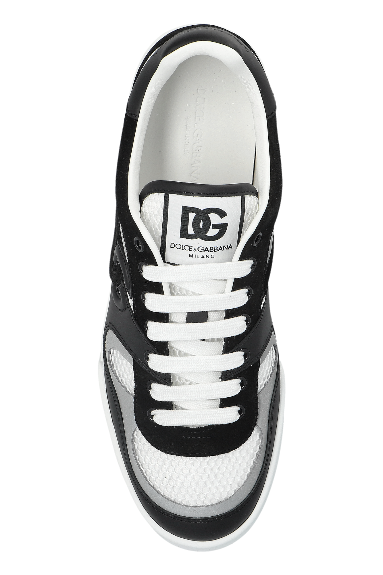 スニーカー DOLCE  GABBANA Men Sneakers CS2305 A6D6889697 Black Calfskin Portofino sneakers in Black for Men | Dolce&Gabbana® US